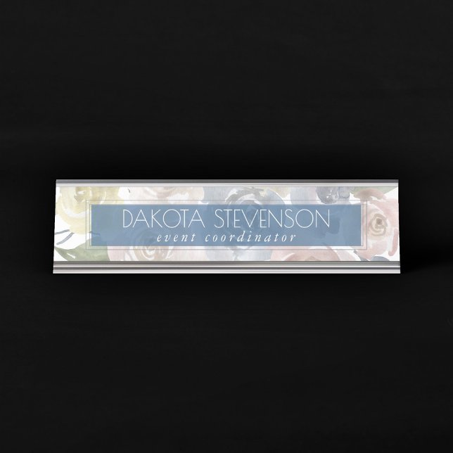 Placa De Nombre Lago Misty | Agradable Personalizado floral suave  (Subido por el creador)