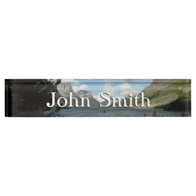 Placa De Nombre Lago Saint Mary II (Anverso)