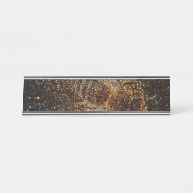 Placa De Nombre Las abejas caídas son mágicas (Anverso)