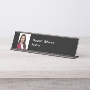 Placa De Nombre Lista de fotografías de Realtor Ejecutivo
