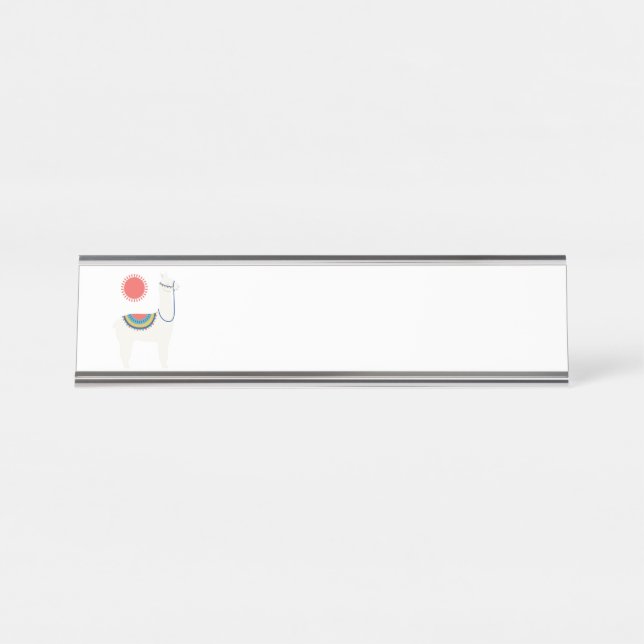 Placa De Nombre Llama de Sun (Anverso)