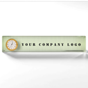 Placa De Nombre LOGO DE SU EMPRESA, personalizado