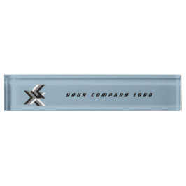 Placa De Nombre LOGO DE SU EMPRESA, personalizado