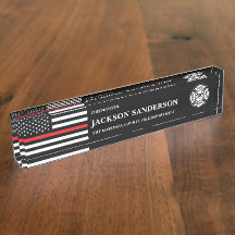 Logo del Departamento de Bomberos de personalizabl