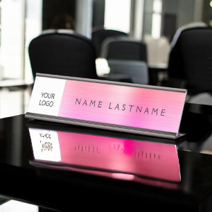 Placa De Nombre Logotipo de Personalizado moderno Pastel Profesion