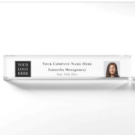Placa De Nombre Logotipo personalizado de la empresa Nombre del ne