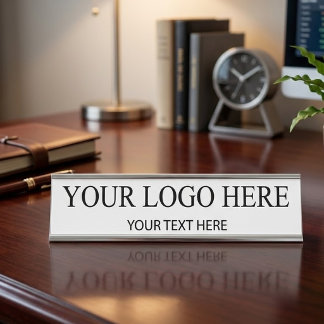 Placa De Nombre Logotipo Promocional Personalizado – Sin Pedido Mí