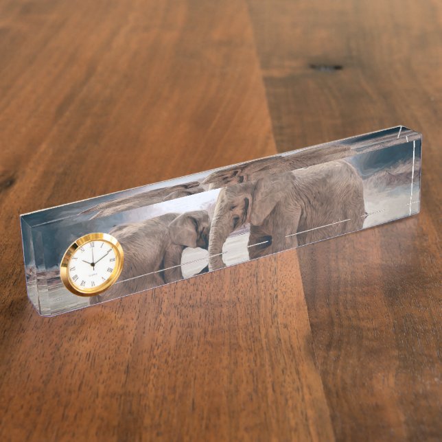 Placa De Nombre Los elefantes (Lateral)