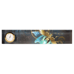 Placa De Nombre Luciérnaga de Steampunk