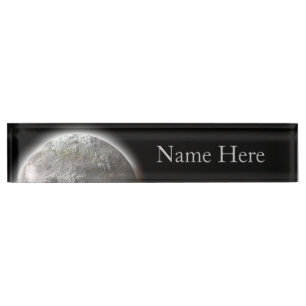 Placa De Nombre Luna Llena