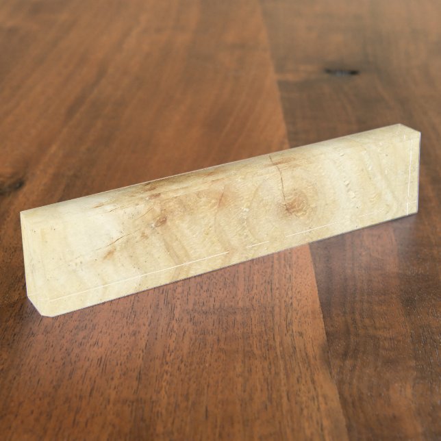 Placa De Nombre madera (Lateral)