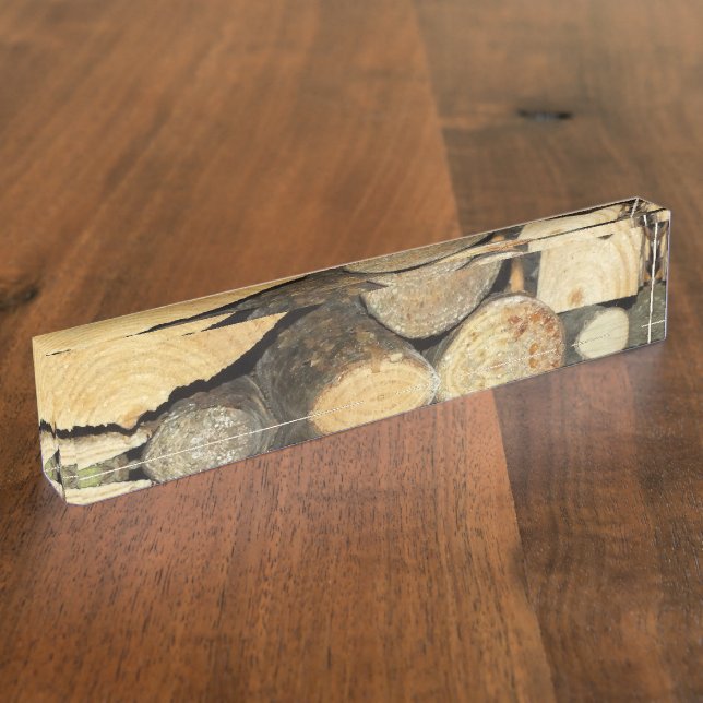 Placa De Nombre madera (Lateral)