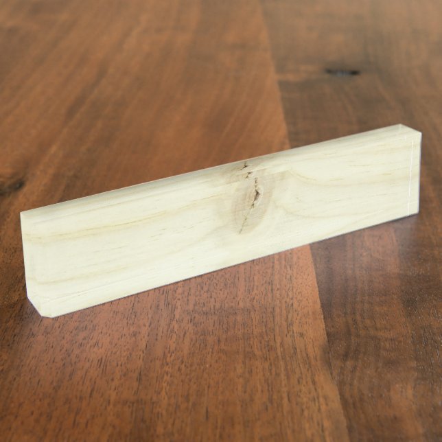 Placa De Nombre madera (Lateral)