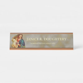 Placa De Nombre Madre religiosa y católica María Jesús