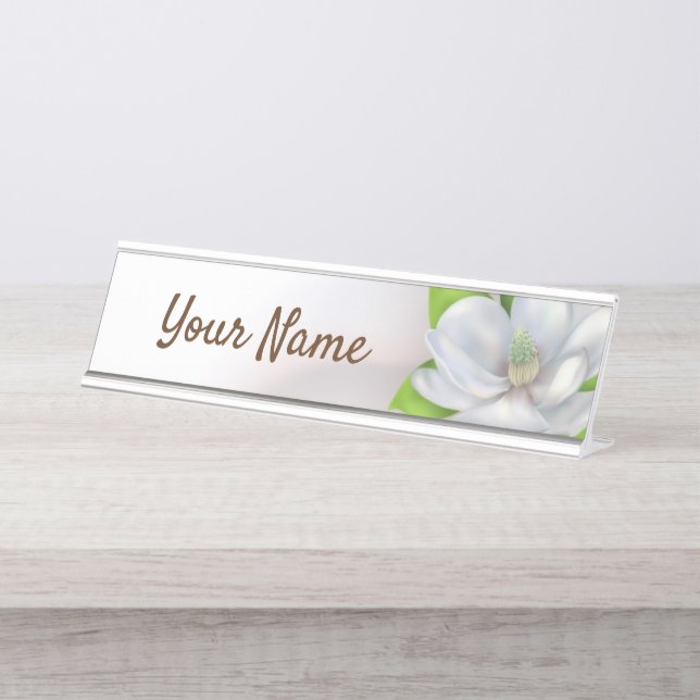 Placa De Nombre Magnolia (Anverso)
