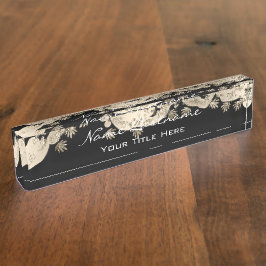 Placa De Nombre Makeup Studio Esthetician Beauty Hairdresser