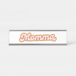 Placa De Nombre Mamá