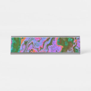 Placa De Nombre Marble agrio