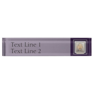 Placa De Nombre Marco personalizado para añadir tu arte o foto