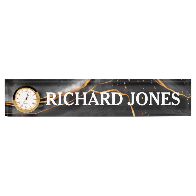 Placa De Nombre Mármol (Anverso)