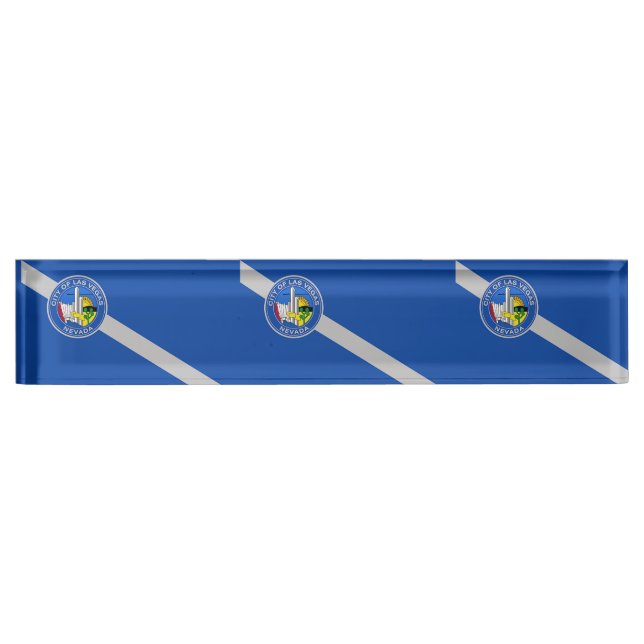 Placa De Nombre Matrícula de escritorio patriótico con bandera de  (Anverso)