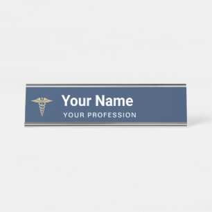 Placa De Nombre Médica de nombre personalizado Enfermero profesion
