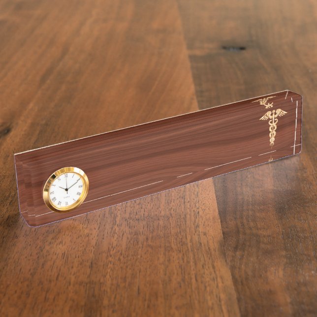 Placa De Nombre Médico (Lateral)