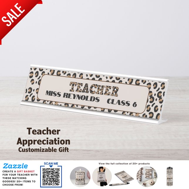 Placa De Nombre Mejor Personalizado de profesores cita impresión l (Subido por el creador)