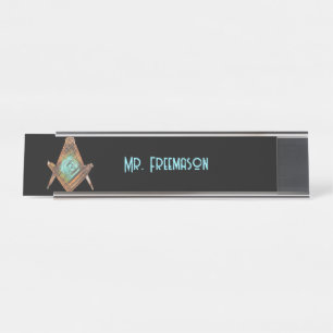 Placa De Nombre Mentes masónicas (MisteriosasSs)
