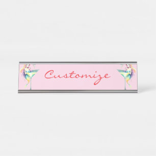 Placa De Nombre Mermaid Martini Chica Thunder_Cove