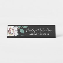 Moda Pastel Floral con nombre y título