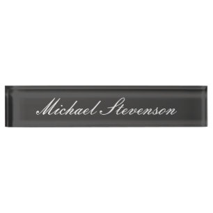 Placa De Nombre Moda profesional moderna Business Desk Nameplate