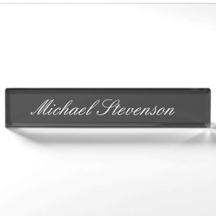 Placa De Nombre Moda profesional moderna Business Desk Nameplate
