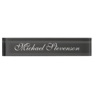 Placa De Nombre Moda profesional moderna Business Desk Nameplate