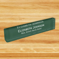 Modern Dark Green Profesional Business Executive