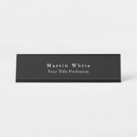 Moderno profesional blanco negro elegante
