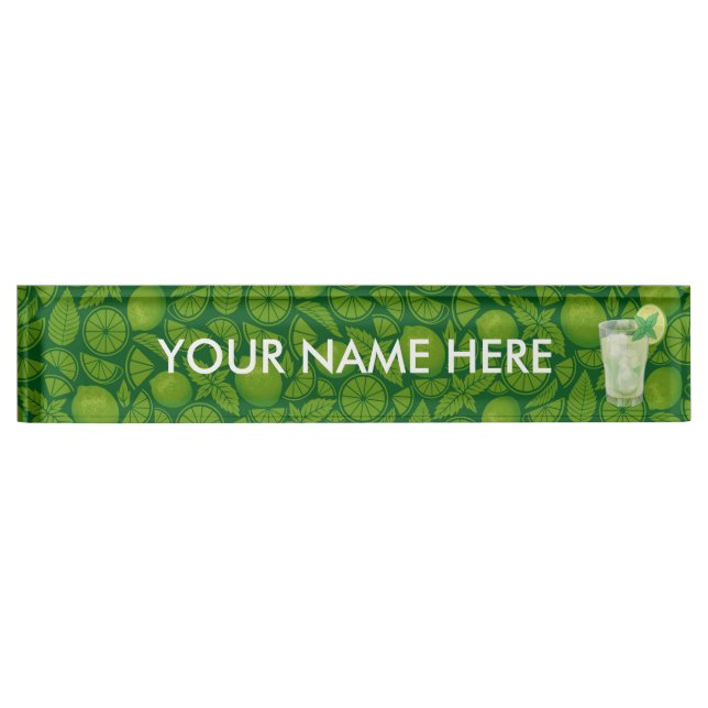 Placa De Nombre Mojito (Anverso)