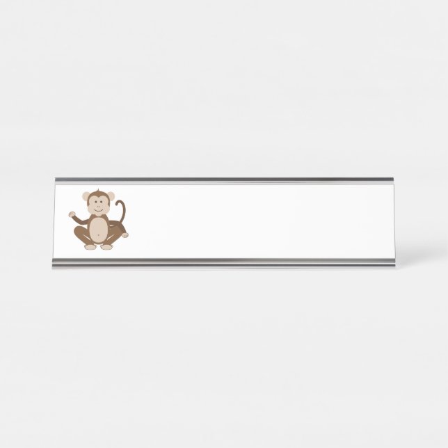 Placa De Nombre Mono (Anverso)