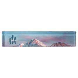 Placa De Nombre Monstruo de cielos mágicos Storžič Eslovenia