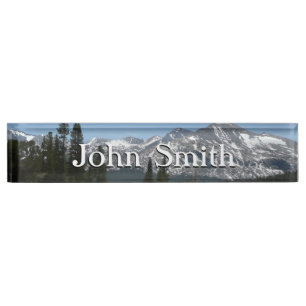 Placa De Nombre Montañas Sierra Nevada I desde Yosemite