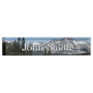 Placa De Nombre Montañas Sierra Nevada I desde Yosemite