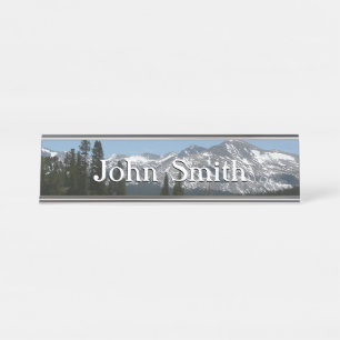 Placa De Nombre Montañas Sierra Nevada I desde Yosemite