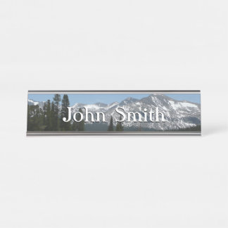 Placa De Nombre Montañas Sierra Nevada I desde Yosemite