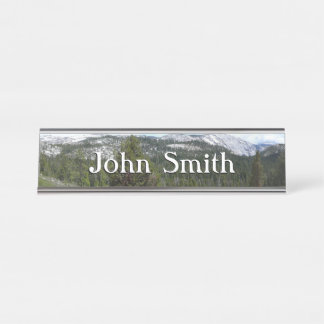 Placa De Nombre Montañas Sierra Nevada II desde Yosemite