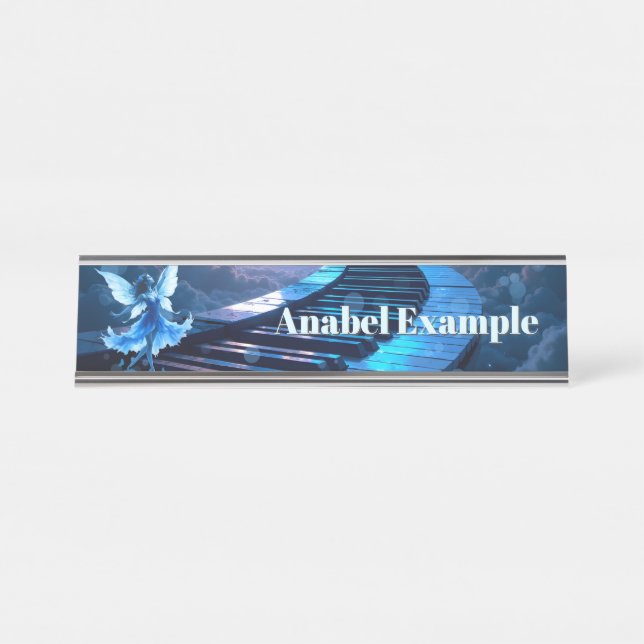 Placa De Nombre Moonlight Rehearsal – Dancing in the moonlight.  (Anverso)