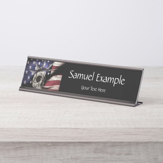 Placa De Nombre Muerte o libertad (Anverso)