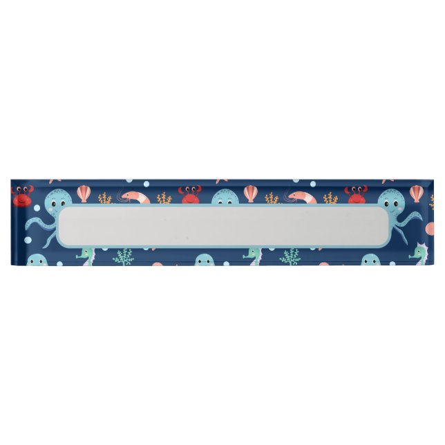 Placa De Nombre Mundo del Mar (Anverso)