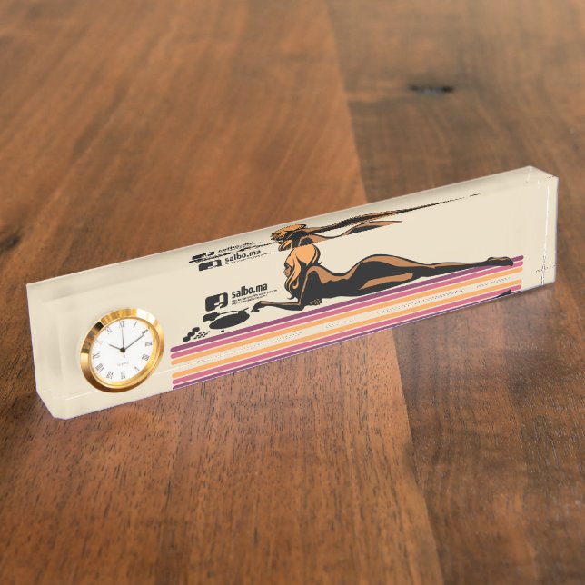 PLACA DE NOMBRE MUSIC PLAY (Lateral)