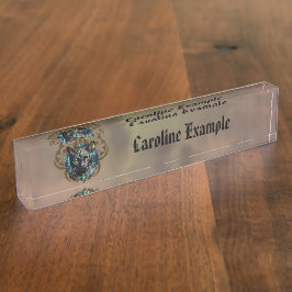 Placa De Nombre Mystical cat of Egypt, black as night, 