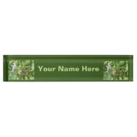 Nameplate Personalizado de la libélula negra común